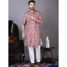 DEVOILER Men Embellished Sequinned Kurta-picture-28