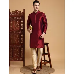 DEVOILER Men Embroidered Thread Work Kurta-picture-16