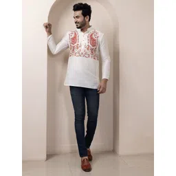 DEVOILER Men Ethnic Motifs Printed Kurta-picture-36