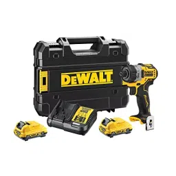 Dewalt 6.35 mm 12 V Sub-Compact Screwdriver Kit With Li-ion 2x 2Ah Batteries Included Pack, DCF601D2-QW-picture-43