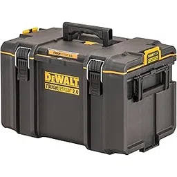 DEWALT DWST83342-1 5.4kg TOUGHSYSTEM BOX 2.0 - DS400, 50 Kg Load Capacity, IP65 Rated for Dust & Water Resistance, Metal Wire Front Latches, Ideal for Easy & Convenient Storage, 55.4 x 37.1 x 40.8 cm-picture-14