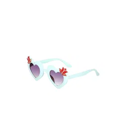 DEXENT COLLECTION Kids UV Protected Lens Cateye Sunglasses Etet Heart Baby Blue image 3