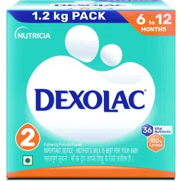 dexolac Infant Formula Powder - Stage 2 (6 to 12 months) - 1.2 KG Large pack-picture-25