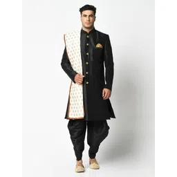 DEYANN Self Design Sherwani-picture-36