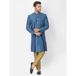 DEYANN Solid Sherwani-picture-15