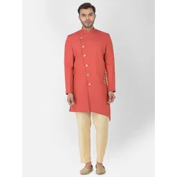 DEYANN Solid Sherwani-picture-25