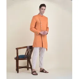 DEYANN Solid Sherwani-picture-30