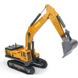 Excavator Construction Bulldozer Long Crane Enginering Vehicle Model Unbreakable-image-5