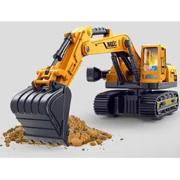 JCB Unbreakable Excavator Construction Toys light sound Vehicles for Kids-image-2