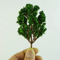 deziine Polypropylene Artificial Grass Powder Miniature Tree Snow Micro Garden Landscaping Decoration Craft DIY Accessories(100 Gram), Green image 4