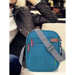 Dezire Crafts Blue & Grey Cross Body Messenger Bag-picture-12