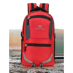 Dezire Crafts Unisex Red & Pink Backpack with Reflective Strip-picture-37