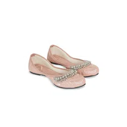 DFR Women Embellished Mojaris Flats-picture-31