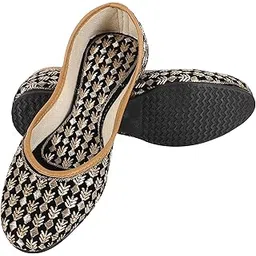 dfr Women’s Embroidered Punjabi Mojaris Jutti’s Juti Shoe-picture-21