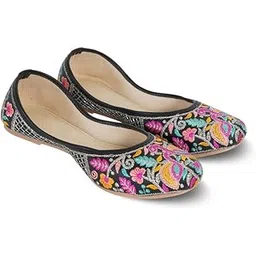 dfr Womens Embroidered Rajasthani Mojari Juti Shoe-picture-36