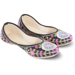 dfr Womens Embroidered Rajasthani Mojari Juti Shoe-picture-34