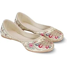 dfr Womens Embroidered Rajasthani Mojari Juti Shoe-picture-33