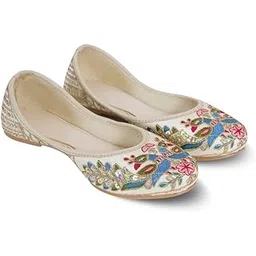 dfr Womens Embroidered Rajasthani Mojari Juti Shoe-picture-38