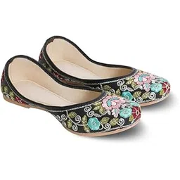 dfr Womens Embroidered Rajasthani Mojari Juti Shoe-picture-37