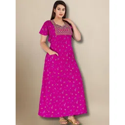DGSM CRAFT Embroidered Maxi Nightdress-picture-39