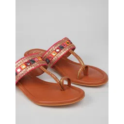 Dhaga Women Striped Driving Shoes-picture-21