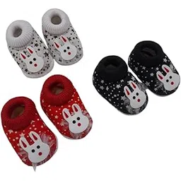 dhairya collection Handmade Newborn Baby Booties, Infant Shoes, Unisex Baby Footwear for Boys and Girls-picture-14