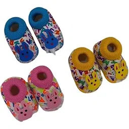dhairya collection Newborn Baby Booties, Infant Shoes, Unisex Baby Footwear for Boys and Girls-picture-16