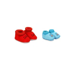 Dhairya Collection Unisex Kids Cotton Booties-picture-15