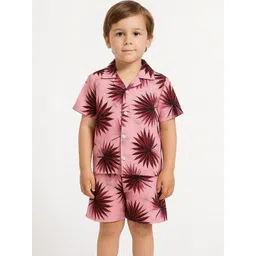 DHAIRYA INTERNATIONAL Unisex Kids Printed Shirt with Shorts-picture-14