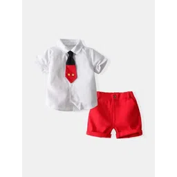 DHAIRYA INTERNATIONAL Unisex Kids Shirt with Shorts-picture-38