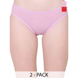 DHANDAI FASHION Pack Of 2 Pure Cotton Mid Rise Hipster Briefs Soft Cotton Panty (SC-M-9)Ml-picture-34