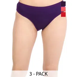 DHANDAI FASHION Pack Of 3 Cotton Bikini Briefs Soft Cotton Panty (DC-M-4)Mlt Pcs-3-picture-30
