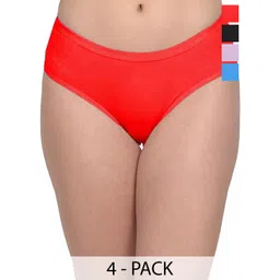 DHANDAI FASHION Pack Of 4 Hipster Briefs Soft Cotton Panty (DC-M-6)-picture-41