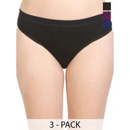 DHANDAI FASHION Pack Of 5 Pure Cotton Mid Rise Hipster Briefs Soft Cotton Panty (SC-M-10)M-picture-33
