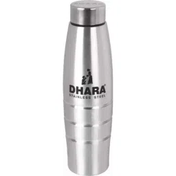Dhara Pure n Fresh 400ml Stainless Steel Silver Water Bottle, DBPNF400-picture-45