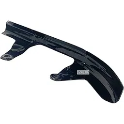 Dhe Best Motorcycle Chain Cover Safety Metal Chain Cover/Guard Case Black Compatible with RE Classic 500-picture-12