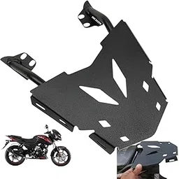 Dhe Best Motorcycle Metal Heavy Duty Top Carrier/Luggage Rack Black Suitable for Pulsar 150 image 1