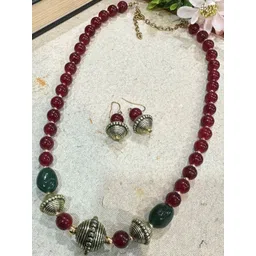 Dhivara Pearls-Beaded Jewellery Set-picture-15
