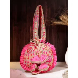 dhrohar Women Pink Potli-picture-40