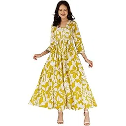 dhruvi Cotton Women's Anarkali Maternity Feeding Kurta/KurtiWith 2 Vertical Invisible Zippers| Comfortable & Elegant Post and Pre Pregnancy Kurta Dress/Kurti Dress-picture-31