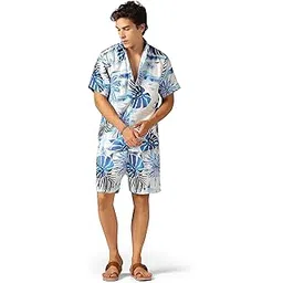 dhruvi trendz Men's Rayon Printed Co-Ord Set-picture-40