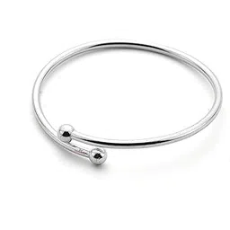 dhruvs collection 925 Silver Plain Pipe Bracelet for Women (Single Piece, 6 Grams)-picture-30