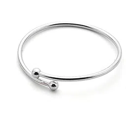 dhruvs collection 925 Silver Plain Pipe Kada, Bracelet for Girls & Women (Single Piece, 6 Grams)-picture-24