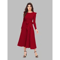 DHUNKI Fit & Flare Dress-picture-17