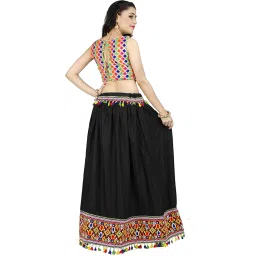 diamo Heavy Lace Border Work Ethnic Long Skirt image 3