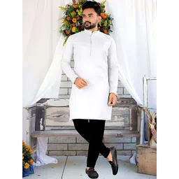 DIAMON STYLE Men Flared Sleeves Thread Work Kurta-picture-18