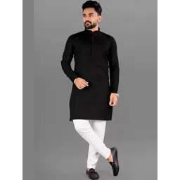 DIAMON STYLE Men Flared Sleeves Thread Work Kurta-picture-36