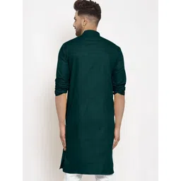 DIAMON STYLE Men Regular Kurta with Churidar image 3