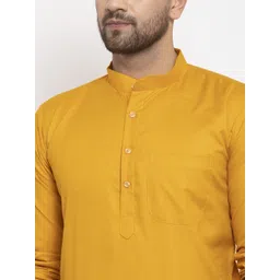 DIAMON STYLE Men Regular Kurta with Churidar image 4
