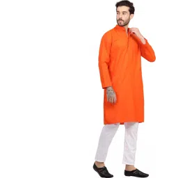 DIAMON STYLE Men Regular Kurta with Pyjamas-image-6